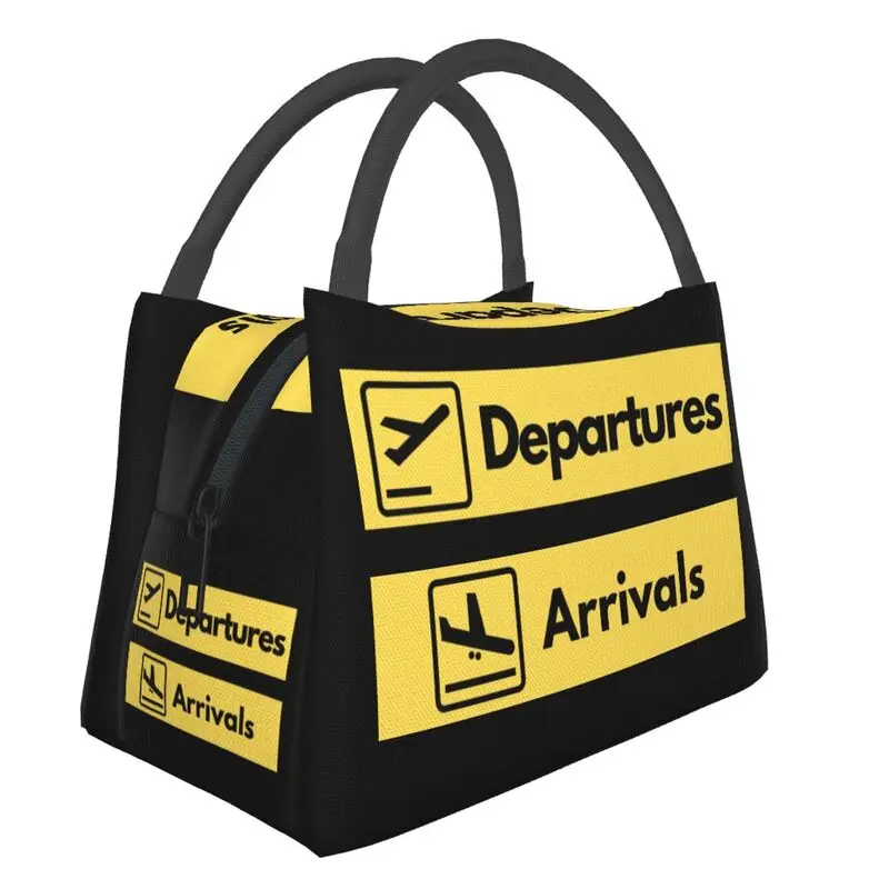 Airport Plane Arrivals Departures Lunch Bag Aviation Airplane Aviator Cooler Warm Thermal Insulated Lunch Box for Women School 
Airport Plane Arrivals Departures Lunch Bag Aviation Airplane Aviator Cooler Warm Thermal Insulated Lunch Box for Women School