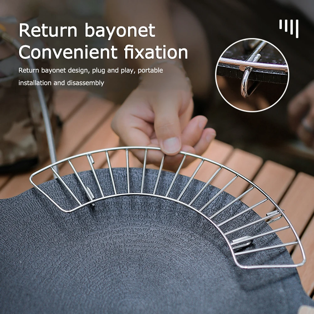 Barbecue Pan Stainless Steel Steaming Rack Stand Oil Drainage Cooking Rack for Camping Heat Insulation Outdoor Grill Mesh
Barbecue Pan Stainless Steel Steaming Rack Stand Oil Drainage Cooking Rack for Camping Heat Insulation Outdoor Grill Mesh