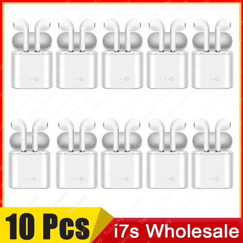 10Pieces i7s Tws Wireless Headphone Bluetooth 5.0 Earphone Stereo Headset Mini Earbuds with HD Microphone for Iphone Wholesale
10Pieces i7s Tws Wireless Headphone Bluetooth 5.0 Earphone Stereo Headset Mini Earbuds with HD Microphone for Iphone Wholesale