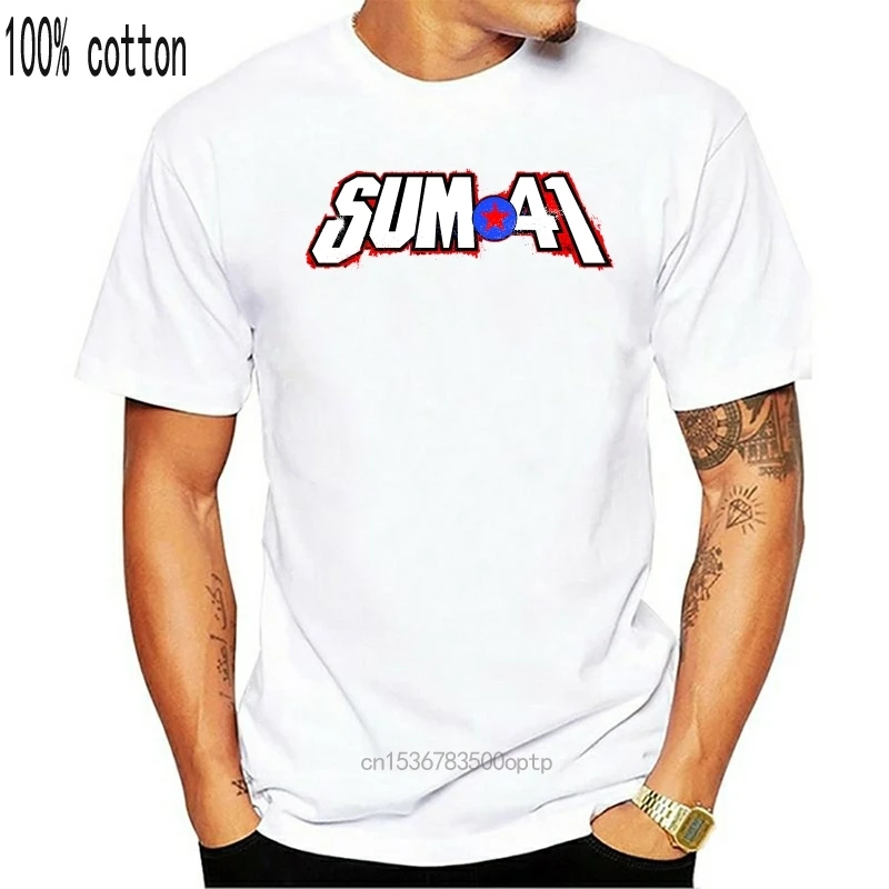 Sum 41 T Shirt Men's Crew Neck Fashionable Underclass Hero Cotton Short-Sleeve Top Tees
Sum 41 T Shirt Men's Crew Neck Fashionable Underclass Hero Cotton Short-Sleeve Top Tees