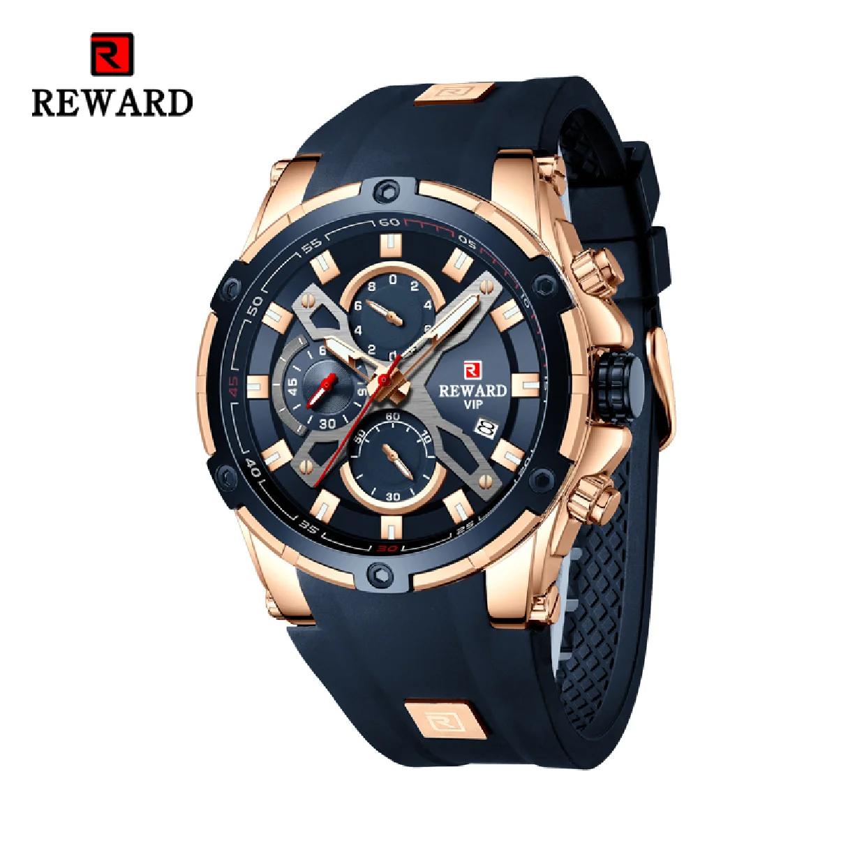 REWARD New Quartz Watches for Men Luxury Brand Big Dial Watch Waterproof Sport Wristwatch Silicone Band Chronograph Clock
REWARD New Quartz Watches for Men Luxury Brand Big Dial Watch Waterproof Sport Wristwatch Silicone Band Chronograph Clock