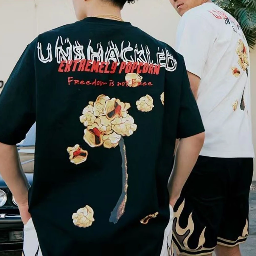 Loose Casual Tatoo T-shirt Summer New Street Hiphop Chicano Hand-painted Printed Cotton Y2K Short-sleeved Top Men's Clothing
Loose Casual Tatoo T-shirt Summer New Street Hiphop Chicano Hand-painted Printed Cotton Y2K Short-sleeved Top Men's Clothing