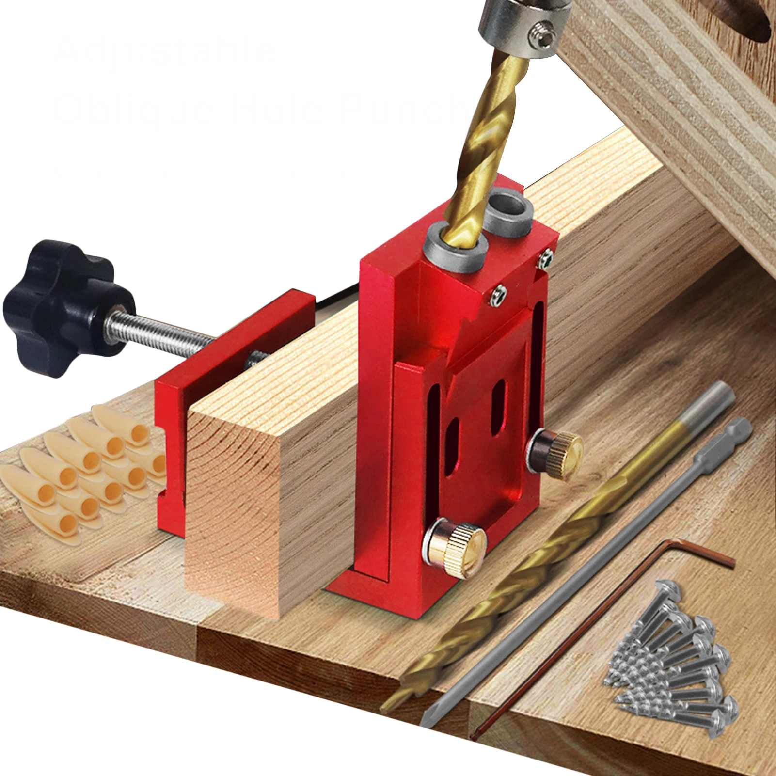 Drill Guide Pocket Hole Drill Guide Jig Set For Angled Holes Practical Cabinet Hardware Jig Template Wood Drilling Dowelling For
Drill Guide Pocket Hole Drill Guide Jig Set For Angled Holes Practical Cabinet Hardware Jig Template Wood Drilling Dowelling For