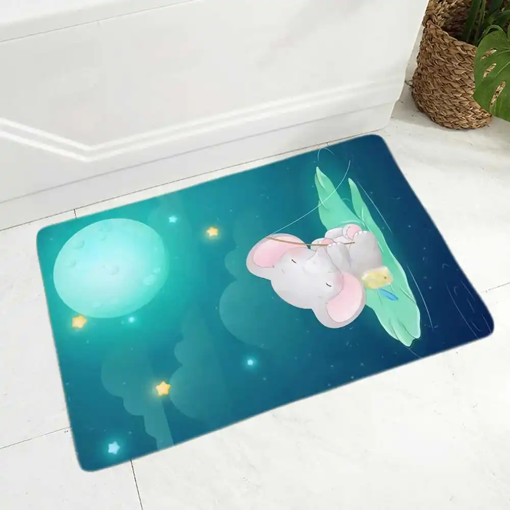 Cute colorful cartoon animal floor mat children's room door mat non-slip printing carpet decoration
Cute colorful cartoon animal floor mat children's room door mat non-slip printing carpet decoration