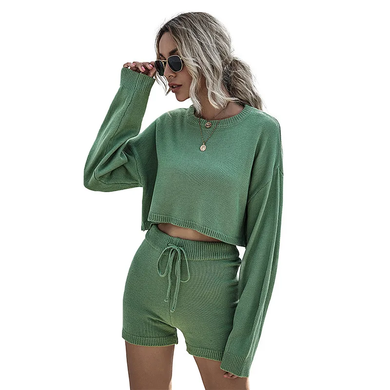 Europe 2022 Spring Autumn New 2 Piece Set Women Casual Fashion Sweaters Suit Women's Long-sleeved Navel Fall Clothes for Women
Europe 2022 Spring Autumn New 2 Piece Set Women Casual Fashion Sweaters Suit Women's Long-sleeved Navel Fall Clothes for Women
