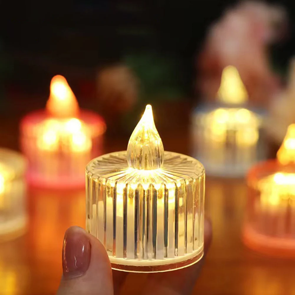 24Pcs Flameless Led Tealight Candles Battery Operated Pillar Candle Bluk for Home Wedding Birthday Party Romantic Decoration
24Pcs Flameless Led Tealight Candles Battery Operated Pillar Candle Bluk for Home Wedding Birthday Party Romantic Decoration