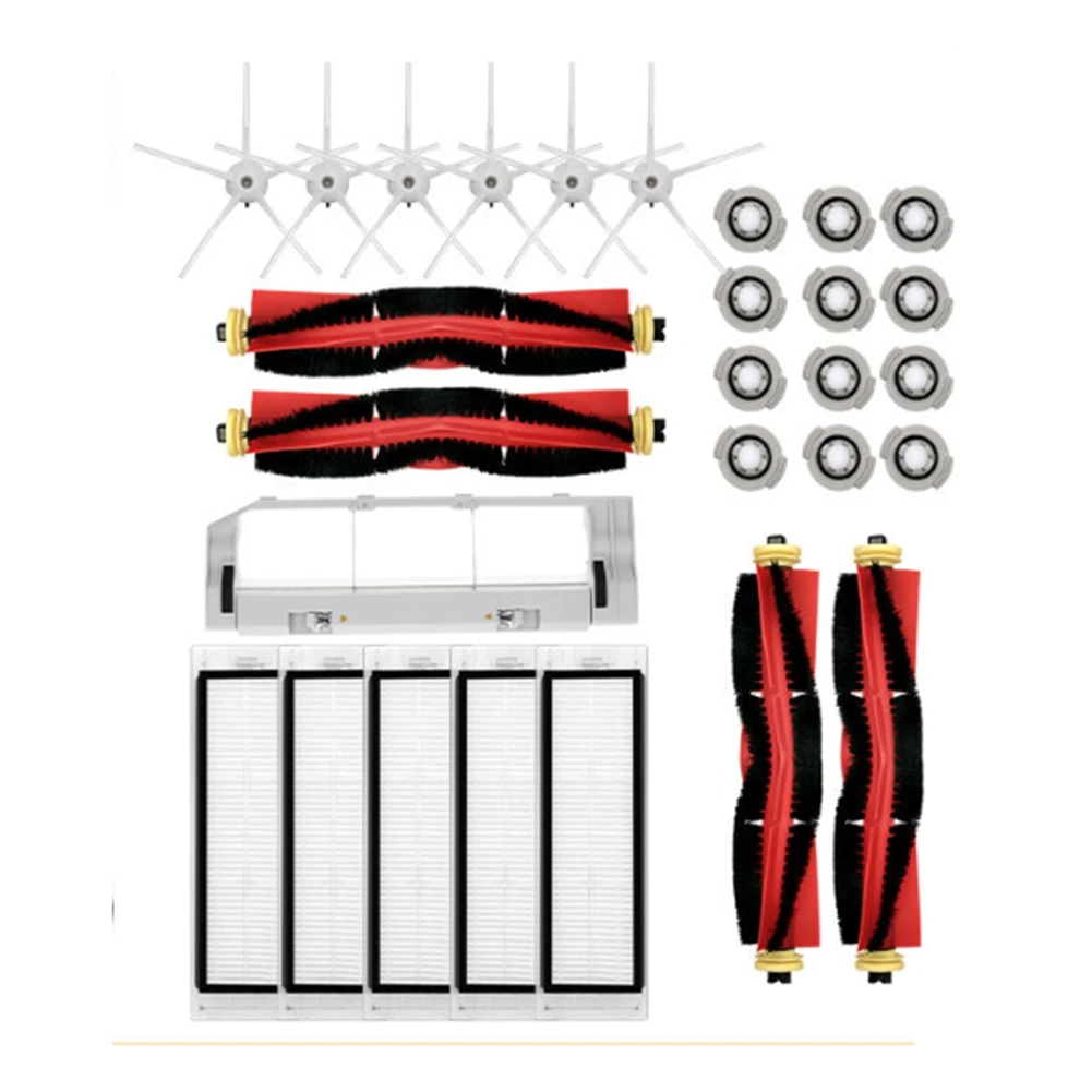 For Roborock S50 T7Pro T6 P5 S5 Vacuum Cleaner Hepa Filter Mop Cloth Part 2 x Roller Main Side Brush 3X Universal Wheel
For Roborock S50 T7Pro T6 P5 S5 Vacuum Cleaner Hepa Filter Mop Cloth Part 2 x Roller Main Side Brush 3X Universal Wheel
