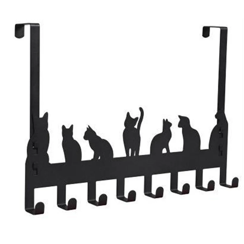 Over The Door Hooks Hanger - With 8 Hooks, Towel Hooks For Bathrooms,Bedrooms With Cat Decor, Hat Door Hanger
Over The Door Hooks Hanger - With 8 Hooks, Towel Hooks For Bathrooms,Bedrooms With Cat Decor, Hat Door Hanger