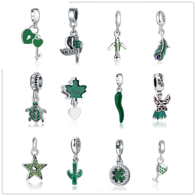 Exquisite Green Crystal Pendants Turtle Feather Star Plane Heart Charms Fit Original Handmade Brand Bracelets DIY Jewelry Making
Exquisite Green Crystal Pendants Turtle Feather Star Plane Heart Charms Fit Original Handmade Brand Bracelets DIY Jewelry Making