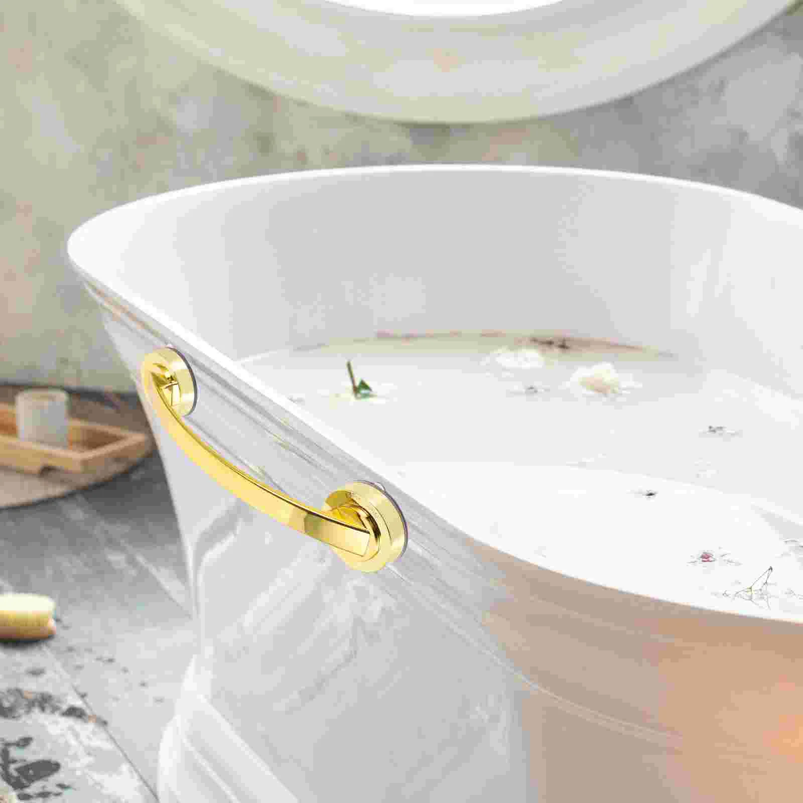 Gold Handles Suction Grab Bars Shower Cup Toilet Non-slip Abs Bathtub Handrail Elder
Gold Handles Suction Grab Bars Shower Cup Toilet Non-slip Abs Bathtub Handrail Elder