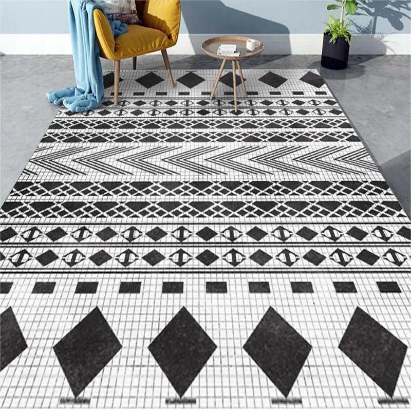 Moroccan Vintage Living Room Carpet Non-Slip Area Rug Living Room Mat Washable Bedroom Rug Low-Pile Floor Mat of Dining Room
Moroccan Vintage Living Room Carpet Non-Slip Area Rug Living Room Mat Washable Bedroom Rug Low-Pile Floor Mat of Dining Room