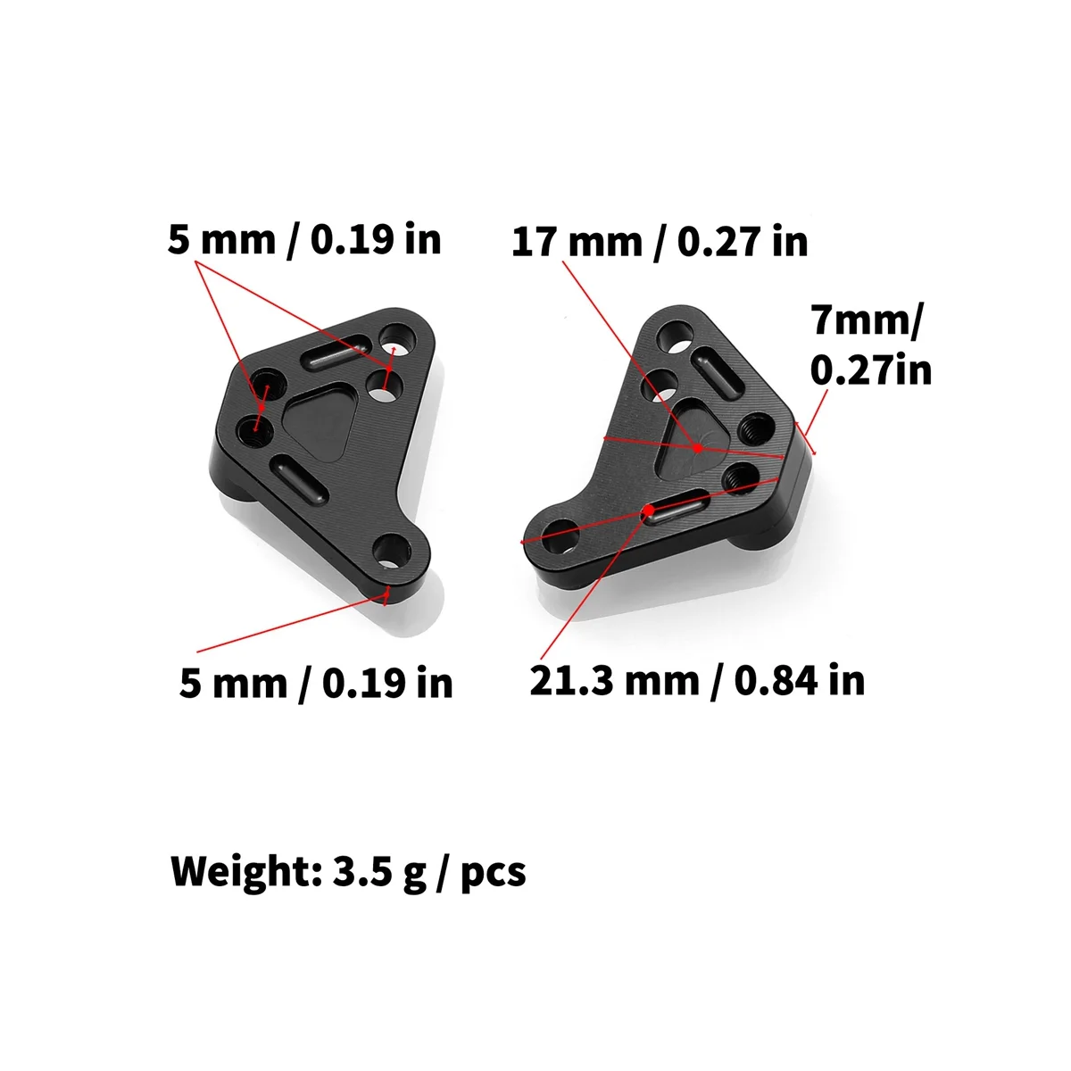 Metal Heighten Front and Rear Shock Absorber Lower Mount Bracket for 1/10 Traxxas MAXX 2.0 V2 89076-4 WideMaxx
Metal Heighten Front and Rear Shock Absorber Lower Mount Bracket for 1/10 Traxxas MAXX 2.0 V2 89076-4 WideMaxx