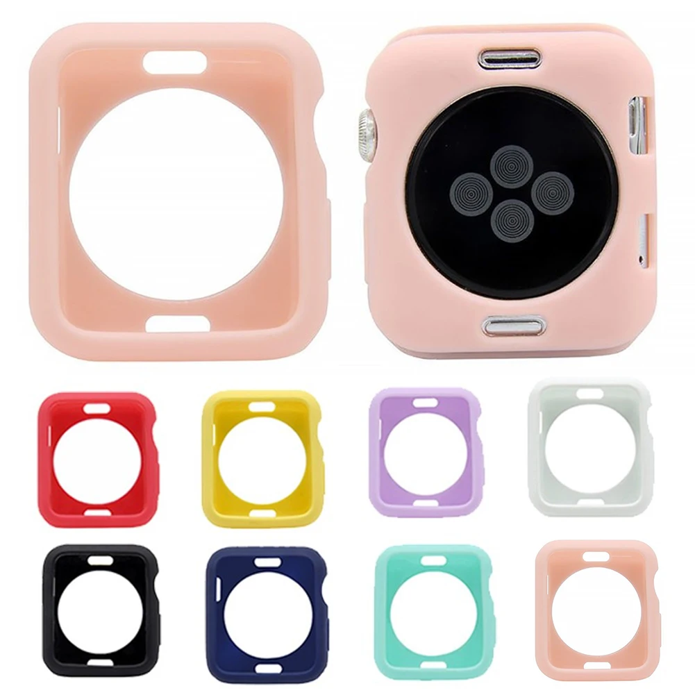 Watch Cover Case for Apple Watch 5/4/3/2/1 40mm 44mm Scratch pinkycolor colorful soft cases For iWatch Series 3 2 42mm 38mm
Watch Cover Case for Apple Watch 5/4/3/2/1 40mm 44mm Scratch pinkycolor colorful soft cases For iWatch Series 3 2 42mm 38mm