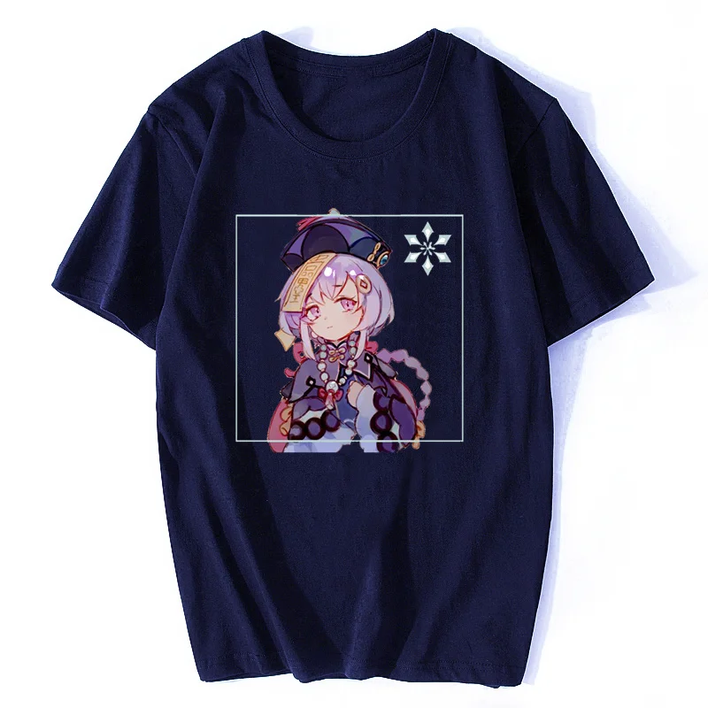 Футболка унисекс с защитой от воздействия Genshin, крутая модная футболка с коротким рукавом, Мужская хлопковая футболка, уличная одежда, оверс... 
Футболка унисекс с защитой от воздействия Genshin, крутая модная футболка с коротким рукавом, Мужская хлопковая футболка, уличная одежда, оверс...