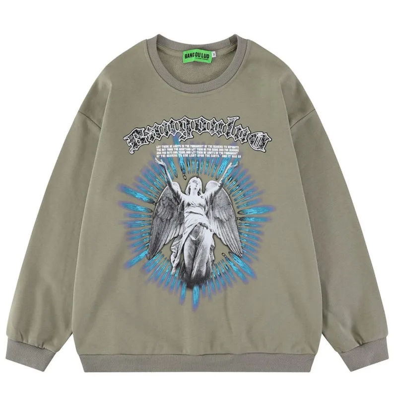 2022 Man New Casual Figure Angel Printing Long Sleeves Sweater Ins Popular High Street Loose Pullover Round Neck Sweater
2022 Man New Casual Figure Angel Printing Long Sleeves Sweater Ins Popular High Street Loose Pullover Round Neck Sweater