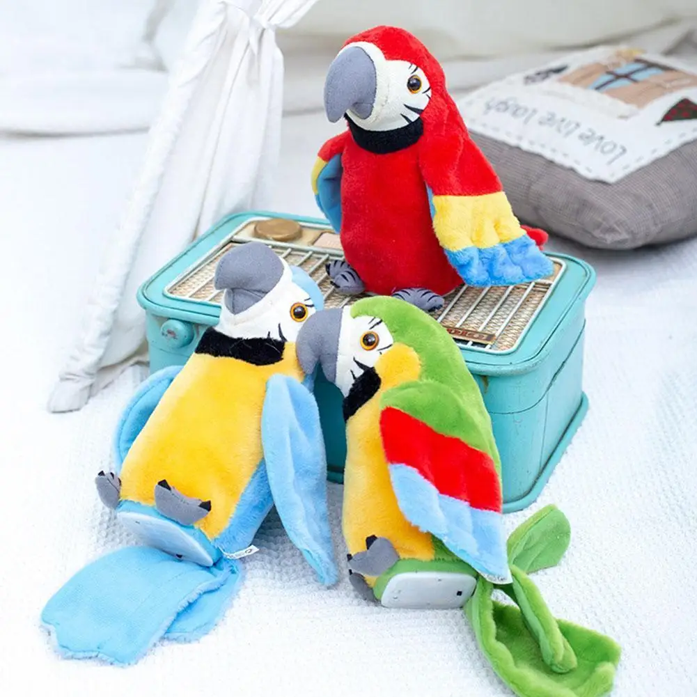 Speaking Record Repeats Waving Wings Electroni Bird Stuffed Plush Toy Cute Electric Talking Parrot Plush Toy As Gift For Kids
Speaking Record Repeats Waving Wings Electroni Bird Stuffed Plush Toy Cute Electric Talking Parrot Plush Toy As Gift For Kids