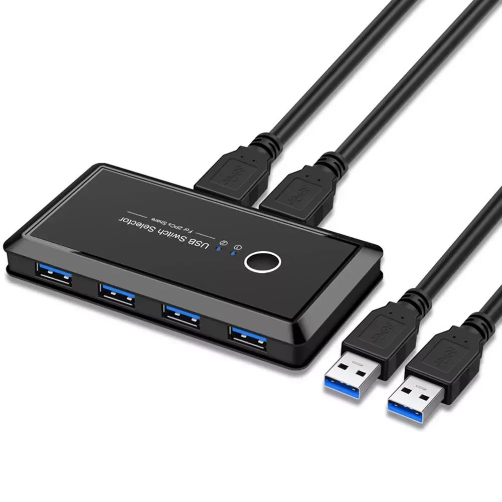 2023NEW USB KVM Switch USB 3.0 2.0 Switcher 2 Port PCs Sharing 4 Devices for Keyboard Mouse Printer Monitor USB 2.0 3.0 Switch S
2023NEW USB KVM Switch USB 3.0 2.0 Switcher 2 Port PCs Sharing 4 Devices for Keyboard Mouse Printer Monitor USB 2.0 3.0 Switch S