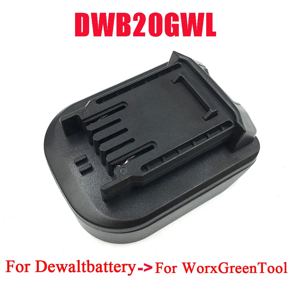 DWB18GWL Adapter Converter DWB20GWL Use for DeWalt 18V 20V 60V Li-ion Battery On for Worx Green Large Foot Lithium Power Tools
DWB18GWL Adapter Converter DWB20GWL Use for DeWalt 18V 20V 60V Li-ion Battery On for Worx Green Large Foot Lithium Power Tools