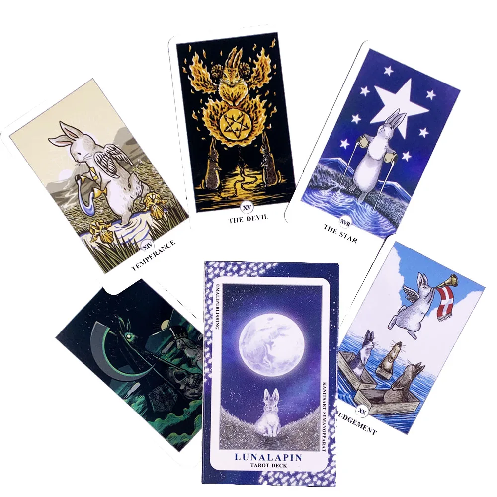 Cute Rabbit Animation Card Lunalapin Tarot Card Game Oracle Card Alchemy Divination Tarot Card
Cute Rabbit Animation Card Lunalapin Tarot Card Game Oracle Card Alchemy Divination Tarot Card