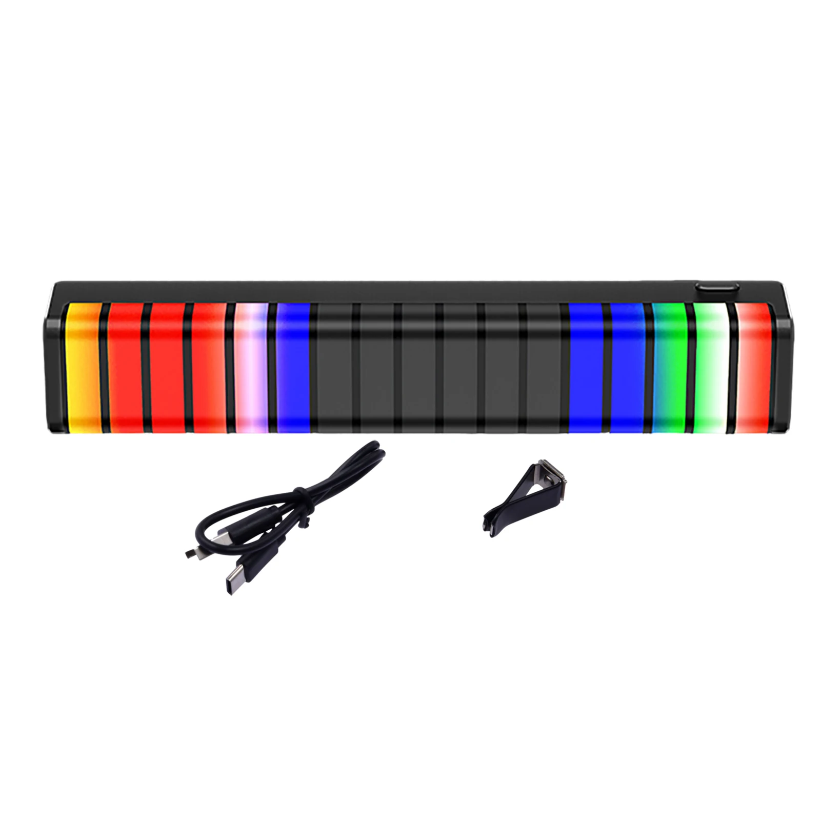 

Rhythm Light Voice-Activated Pickup Rhythm Light RGB Sound Control Pickup Rhythm Light Car Aromatherapy Decorative Lights For