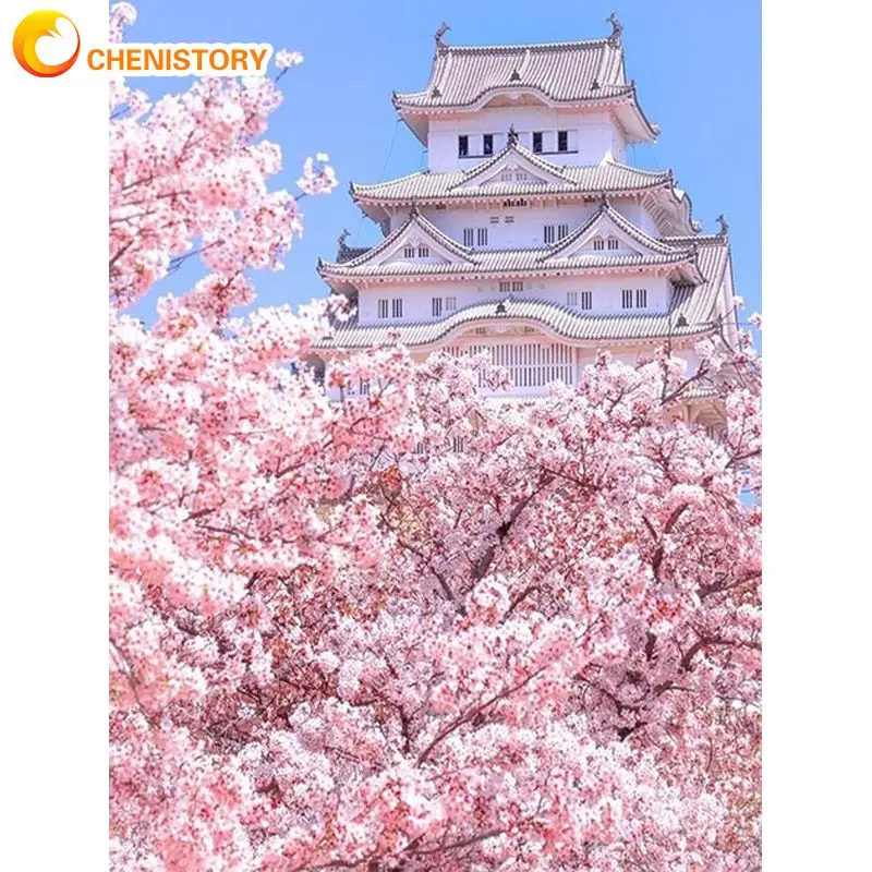 CHENISTORY 5d Diamond Art Painting Kits Cherry Tree House Scenery Full Diamond Embroidery Mosaic Cross Stitch Pictures For The H
CHENISTORY 5d Diamond Art Painting Kits Cherry Tree House Scenery Full Diamond Embroidery Mosaic Cross Stitch Pictures For The H