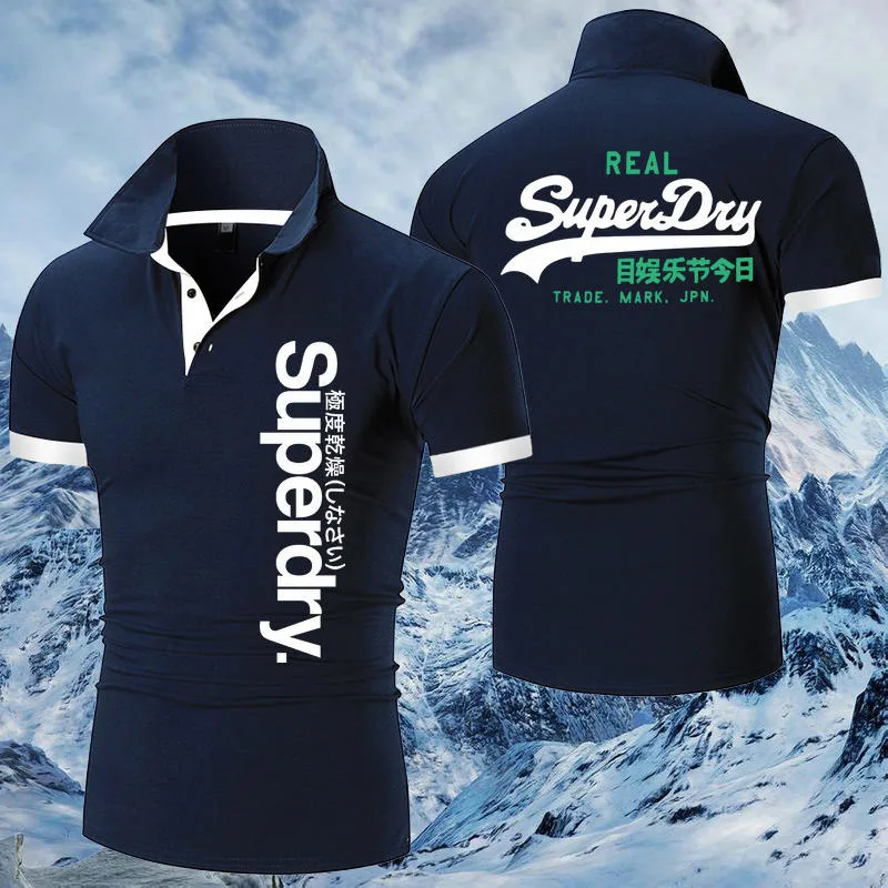 Men's Printing Polo Shirt Summer Casual Sport Tops Short Sleeves High Quality Man Business Polo Tees
Men's Printing Polo Shirt Summer Casual Sport Tops Short Sleeves High Quality Man Business Polo Tees