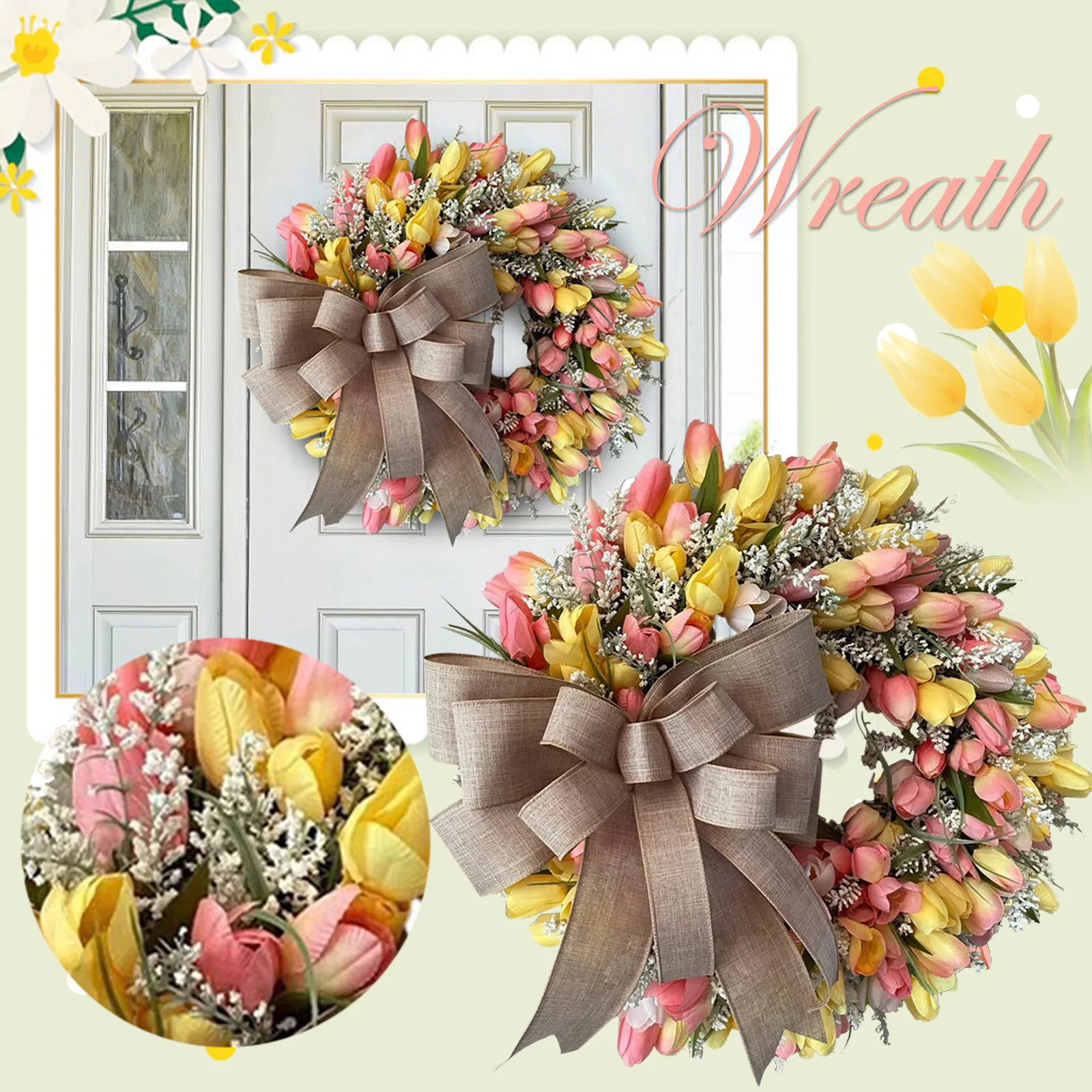 Wall Decor Decor Door Garland Garland Window Wreath Hanging Front Wedding Party outside Wreath with Lights Door for Fall Outdoor
Wall Decor Decor Door Garland Garland Window Wreath Hanging Front Wedding Party outside Wreath with Lights Door for Fall Outdoor