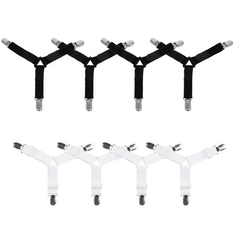 4 шт./комплект, Нескользящие простыни с нейлоновой пряжкой
4 шт./комплект, Нескользящие простыни с нейлоновой пряжкой