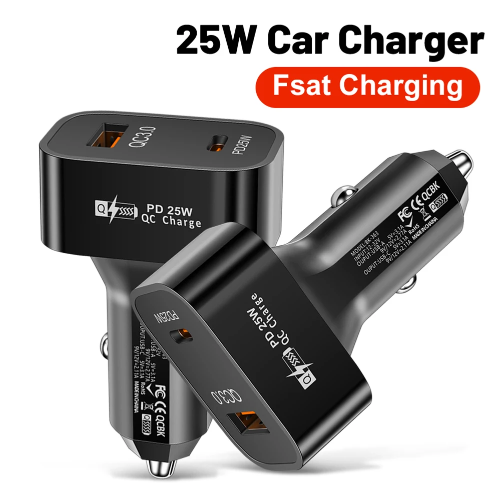 Автомобильное зарядное устройство с 2 портами USB + Type-C PD25W QC3.0 Trave, автомобильный адаптер для телефона, прикуриватель, огнестойкий ПК для iPhone 14 ...
Автомобильное зарядное устройство с 2 портами USB + Type-C PD25W QC3.0 Trave, автомобильный адаптер для телефона, прикуриватель, огнестойкий ПК для iPhone 14 ...