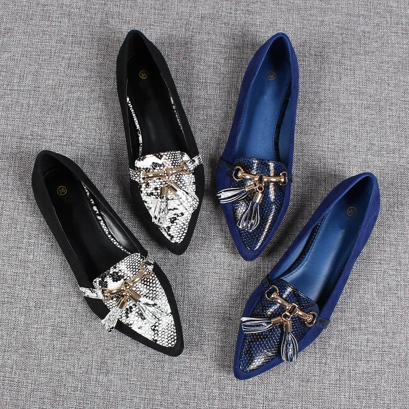 Casual Woman Shoe Female Footwear Shallow Mouth Mixed Colors Fringe Pointed Toe Dress New Tassel Big Size Slip-On Rubber Lace-Up
Casual Woman Shoe Female Footwear Shallow Mouth Mixed Colors Fringe Pointed Toe Dress New Tassel Big Size Slip-On Rubber Lace-Up