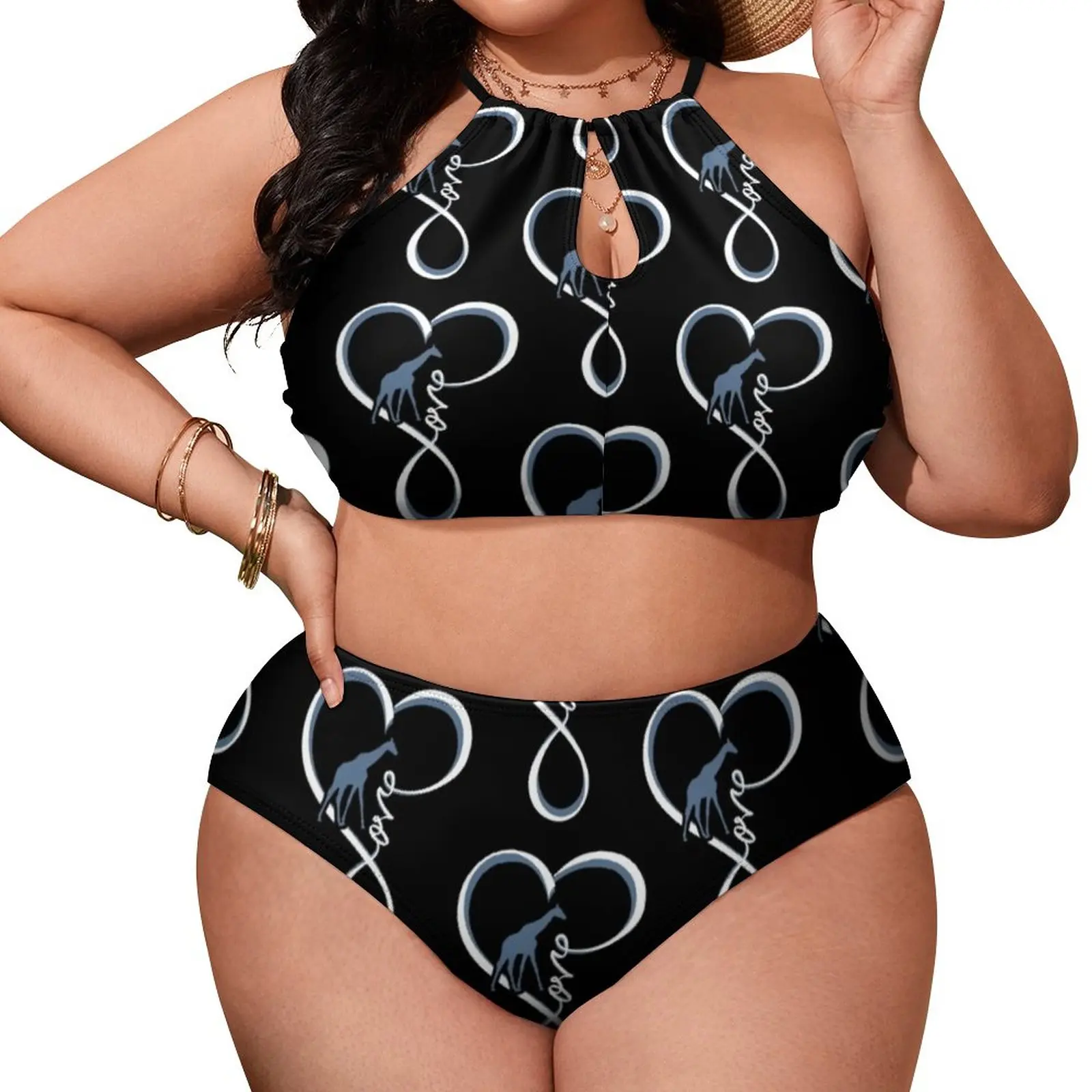 Love Giraffe Heart Bikini Set Sexy Funny Animal Print Bikini Swimsuit Push Up Swimwear Stylish Bathing Suit Beachwear Large Size
Love Giraffe Heart Bikini Set Sexy Funny Animal Print Bikini Swimsuit Push Up Swimwear Stylish Bathing Suit Beachwear Large Size