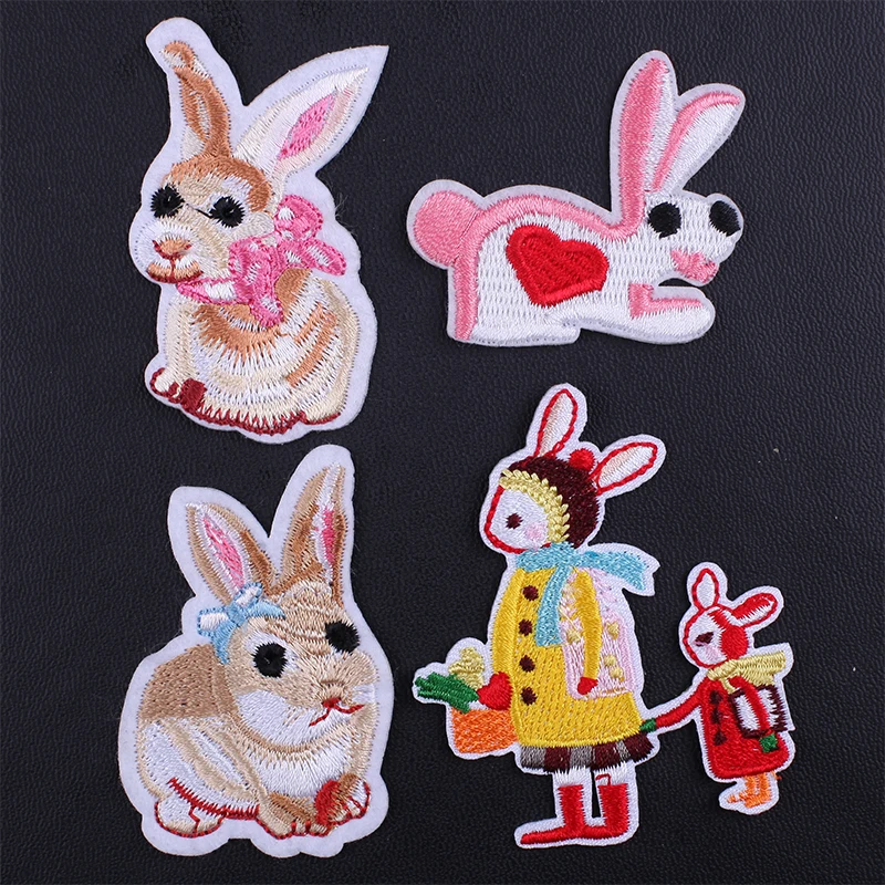 Cute Rabbit Embroidered Iron on Patch Sewing Patches Diy Clothes Stickers Applique for Clothing Garment Accessories for Kid Girl
Cute Rabbit Embroidered Iron on Patch Sewing Patches Diy Clothes Stickers Applique for Clothing Garment Accessories for Kid Girl