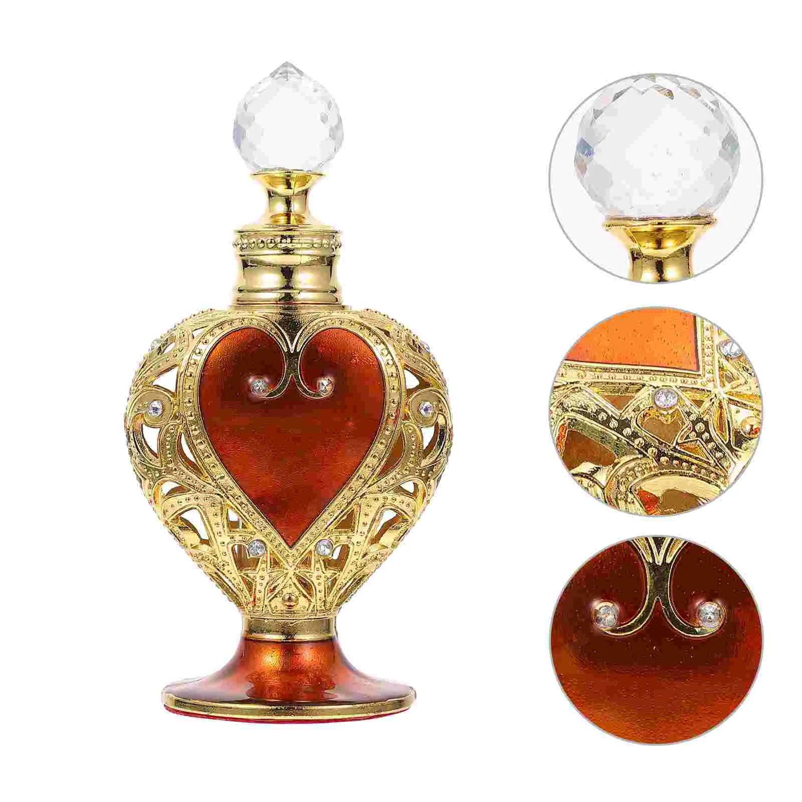 Perfume Vintage Essential Oil Retro Empty Container Decorative Crystal Dispenser Holder Travel Refillable Aroma Scent Makeup
Perfume Vintage Essential Oil Retro Empty Container Decorative Crystal Dispenser Holder Travel Refillable Aroma Scent Makeup