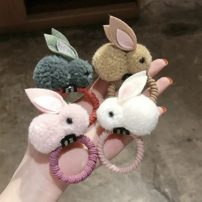 Fashion Cute Plush Animal Rabbit Hair Ring Rope Hairpin Rubber Band Elastic Hair Band Headwear For Children Hair Accessorie
Fashion Cute Plush Animal Rabbit Hair Ring Rope Hairpin Rubber Band Elastic Hair Band Headwear For Children Hair Accessorie