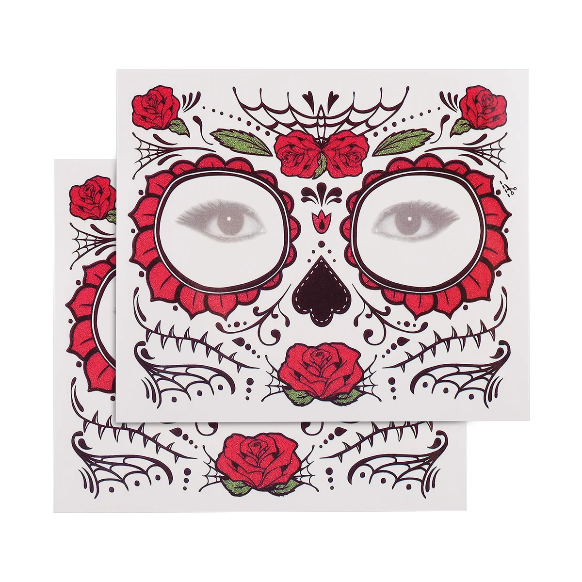 2PCS Tattoos Face Stickers for Day Of The Dead Tattoos Waterproof Tattoos for Floral Stickers
2PCS Tattoos Face Stickers for Day Of The Dead Tattoos Waterproof Tattoos for Floral Stickers
