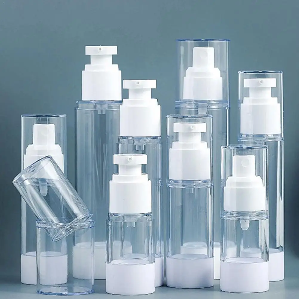 Spray Refillable Bottle Empty Airless Pump Sprayer Mist 15/30/50ml Container Fine Lifting Rotating Travel Bottle Supplies L A9Z3
Spray Refillable Bottle Empty Airless Pump Sprayer Mist 15/30/50ml Container Fine Lifting Rotating Travel Bottle Supplies L A9Z3