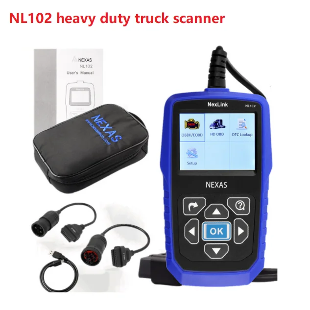 Машина NL102 для тяжелых грузовиков, 2 в 1, автомобильный детектор obd2
Машина NL102 для тяжелых грузовиков, 2 в 1, автомобильный детектор obd2