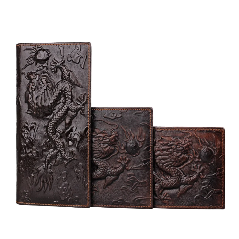 New Design Leather Men Wallet Luxury Brand Designer Men Purse with Dragon Embossing High Fashion Leather Wallet RFID Carteras
New Design Leather Men Wallet Luxury Brand Designer Men Purse with Dragon Embossing High Fashion Leather Wallet RFID Carteras