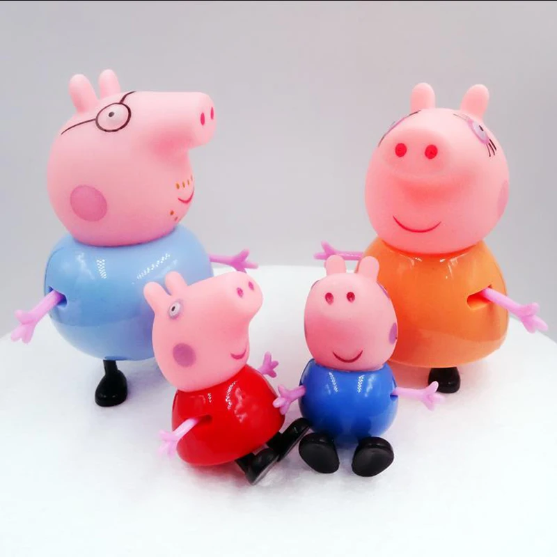 6pcs Original Peppa Pig George Family Pack Anime Figure Dad Mom Pink Pig Action Figure Pelucia Anime Toys for Children 5P
6pcs Original Peppa Pig George Family Pack Anime Figure Dad Mom Pink Pig Action Figure Pelucia Anime Toys for Children 5P