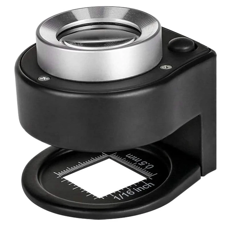 30X Scale Desktop Magnifier With 3 LED Mini Handheld Illuminated Magnifying Glass Dual Optical Glass Jeweler Loupe
30X Scale Desktop Magnifier With 3 LED Mini Handheld Illuminated Magnifying Glass Dual Optical Glass Jeweler Loupe