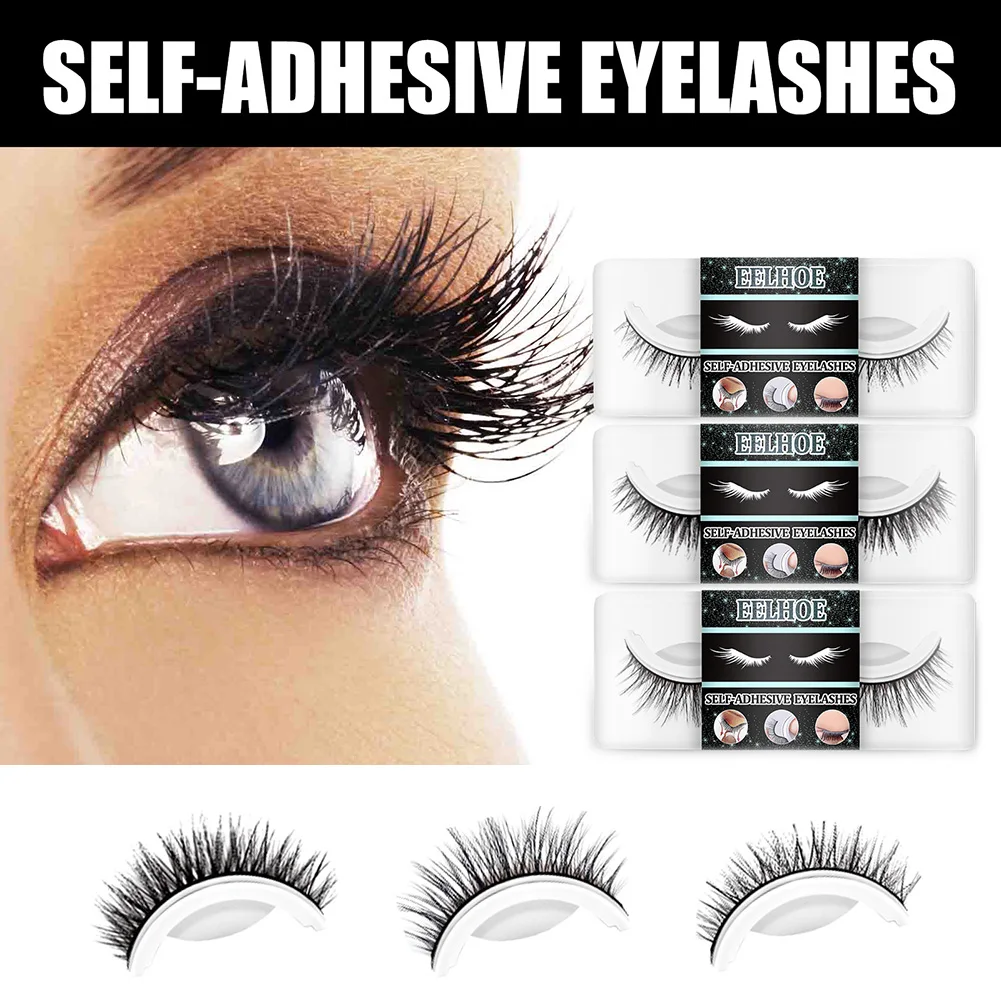 1 Pair False Eyelashes Reusable Self Adhesive Fake Eyelashes Extensions No Glue Needed Eye Makeup for Natural Curl Lashes
1 Pair False Eyelashes Reusable Self Adhesive Fake Eyelashes Extensions No Glue Needed Eye Makeup for Natural Curl Lashes
