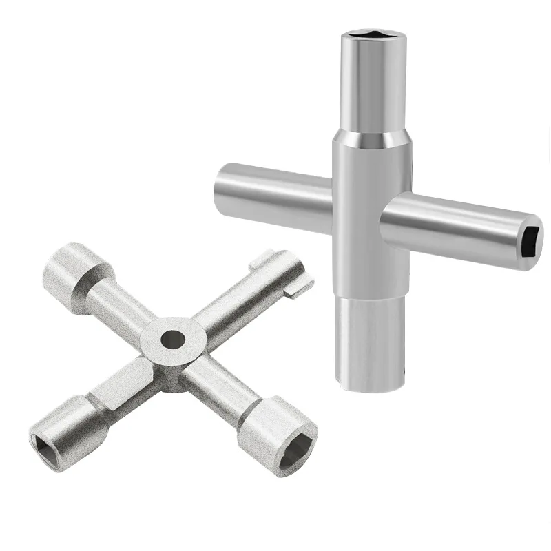 Cross Wrench Key Hand Electric Control Cabinet Car Elevator Water Meter Valve Key Inner Triangle Wrench Multi-purpose Tool
Cross Wrench Key Hand Electric Control Cabinet Car Elevator Water Meter Valve Key Inner Triangle Wrench Multi-purpose Tool