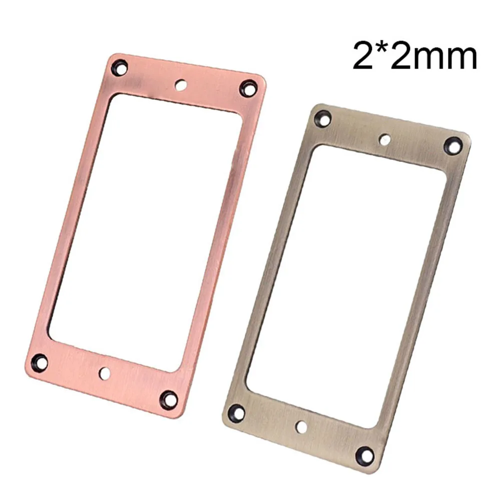 2Pcs Pickup Rings 2mmx2mm Metal Electric Guitar Humbucker Pickup Surround Frame Mounting Ring Curved Tapered Alloy Steel
2Pcs Pickup Rings 2mmx2mm Metal Electric Guitar Humbucker Pickup Surround Frame Mounting Ring Curved Tapered Alloy Steel