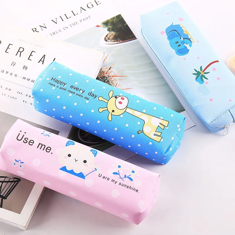 Lovely Girl Canvas Pencil Case Cute Kawaii Cartoon Fabric Zipper Animal Pencil Bag for Kids School Supplies Free Shipping
Lovely Girl Canvas Pencil Case Cute Kawaii Cartoon Fabric Zipper Animal Pencil Bag for Kids School Supplies Free Shipping