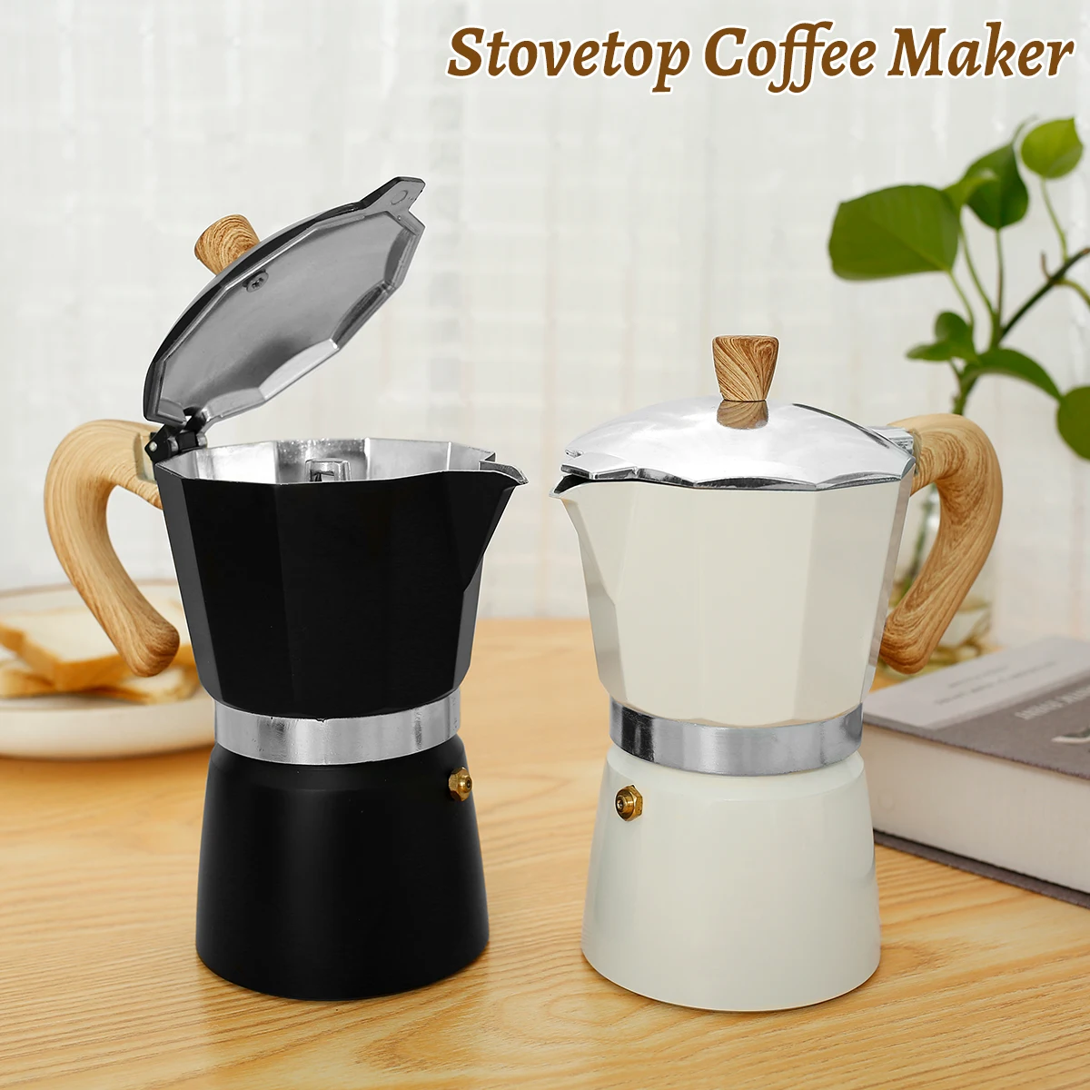New Stovetop Espresso Maker Stainless Steel Coffee Maker Pot 300ML Large Capacity Coffee Maker Makes 3-6 Cups of Full-Bodied
New Stovetop Espresso Maker Stainless Steel Coffee Maker Pot 300ML Large Capacity Coffee Maker Makes 3-6 Cups of Full-Bodied
