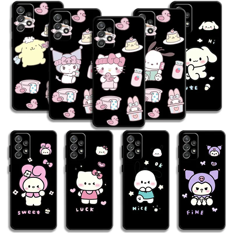 Hello Kitty Kuromi Pochacco Pom Pom Purin For Samsung Galaxy A73 A53 A71 A51 A31 A33 A22 A12 A21s A13 A32 A52s A72 A52 A23 Case
Hello Kitty Kuromi Pochacco Pom Pom Purin For Samsung Galaxy A73 A53 A71 A51 A31 A33 A22 A12 A21s A13 A32 A52s A72 A52 A23 Case