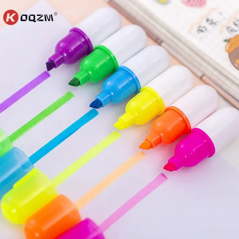 6Pcs/Set Creative Pill Capsules Styling Highlighter Vitamin Pill Highlight Marker Color Pens Office Stationery School Supplies
6Pcs/Set Creative Pill Capsules Styling Highlighter Vitamin Pill Highlight Marker Color Pens Office Stationery School Supplies