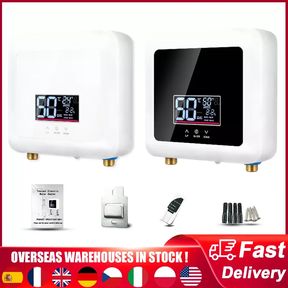 NEW IN 110V 220V Instant Water Heater Wall-Mounted LED Display Thermostat Mode Tankless Water Heater for Home Kitchen Bathroom
NEW IN 110V 220V Instant Water Heater Wall-Mounted LED Display Thermostat Mode Tankless Water Heater for Home Kitchen Bathroom