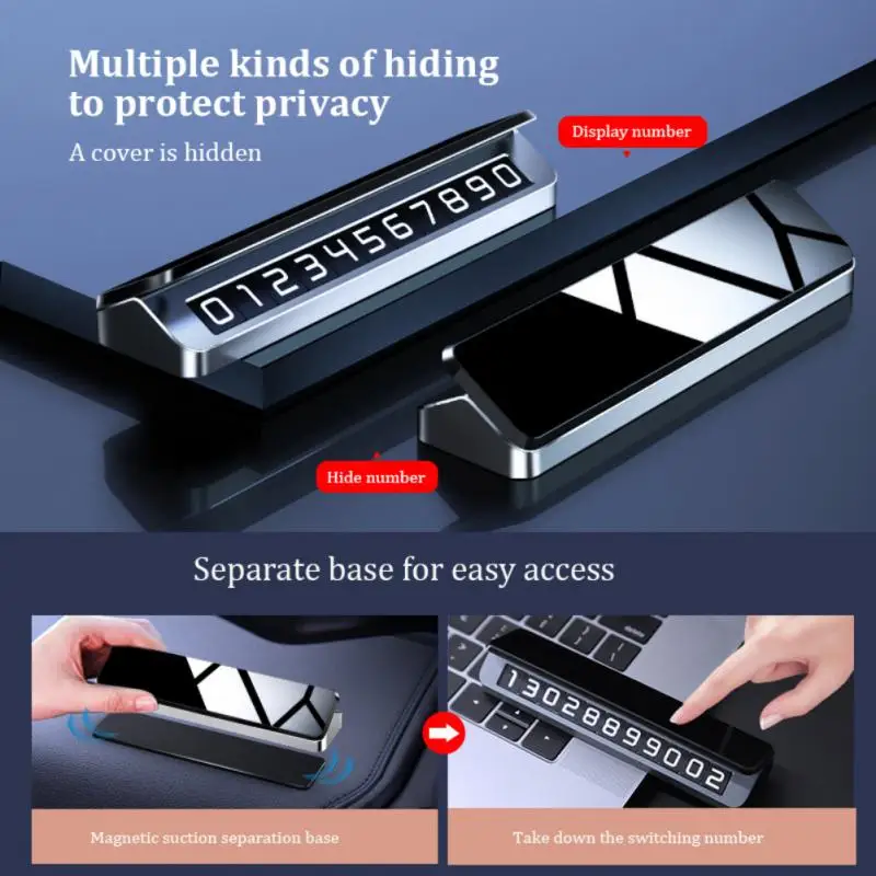 1pcs Temporary Car Parking Plate Moving Car Parking Plate Personality Flip Creative Parking Number Plate Car Accessories
1pcs Temporary Car Parking Plate Moving Car Parking Plate Personality Flip Creative Parking Number Plate Car Accessories