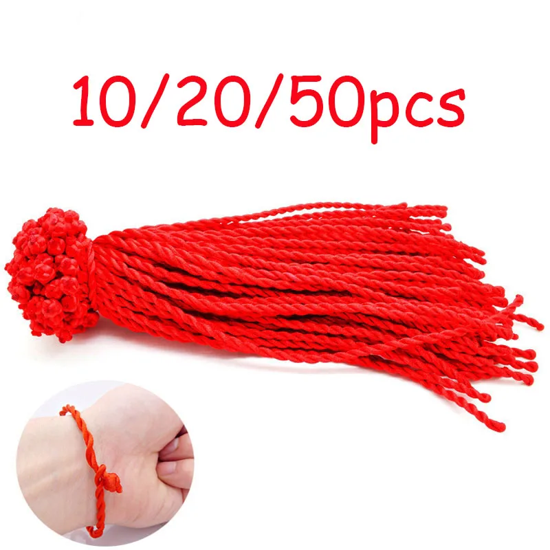 10/20/50Pcs Lucky Red Rope Braided Bracelet Ladies Handmade Jewelry Lovers Gift Woven Thread String Couple Bracelets Wristband
10/20/50Pcs Lucky Red Rope Braided Bracelet Ladies Handmade Jewelry Lovers Gift Woven Thread String Couple Bracelets Wristband